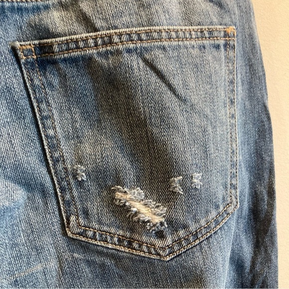 PACSUN Sz 28 Mom Style  Mid Wash Distressed 5 Pocket Jeans - Picture 12 of 13